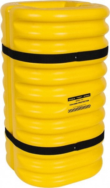 Eagle 1712 Column Protector: Polyethylene, 24" Wide, 24" Long, 42" High - Lighting Supply Guy