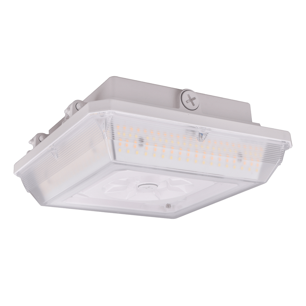 Eiko 13464 PG1 - PS45 - FCCT - H 25/35/45w LED Parking Garage Square Ceiling Fixture - Lighting Supply Guy