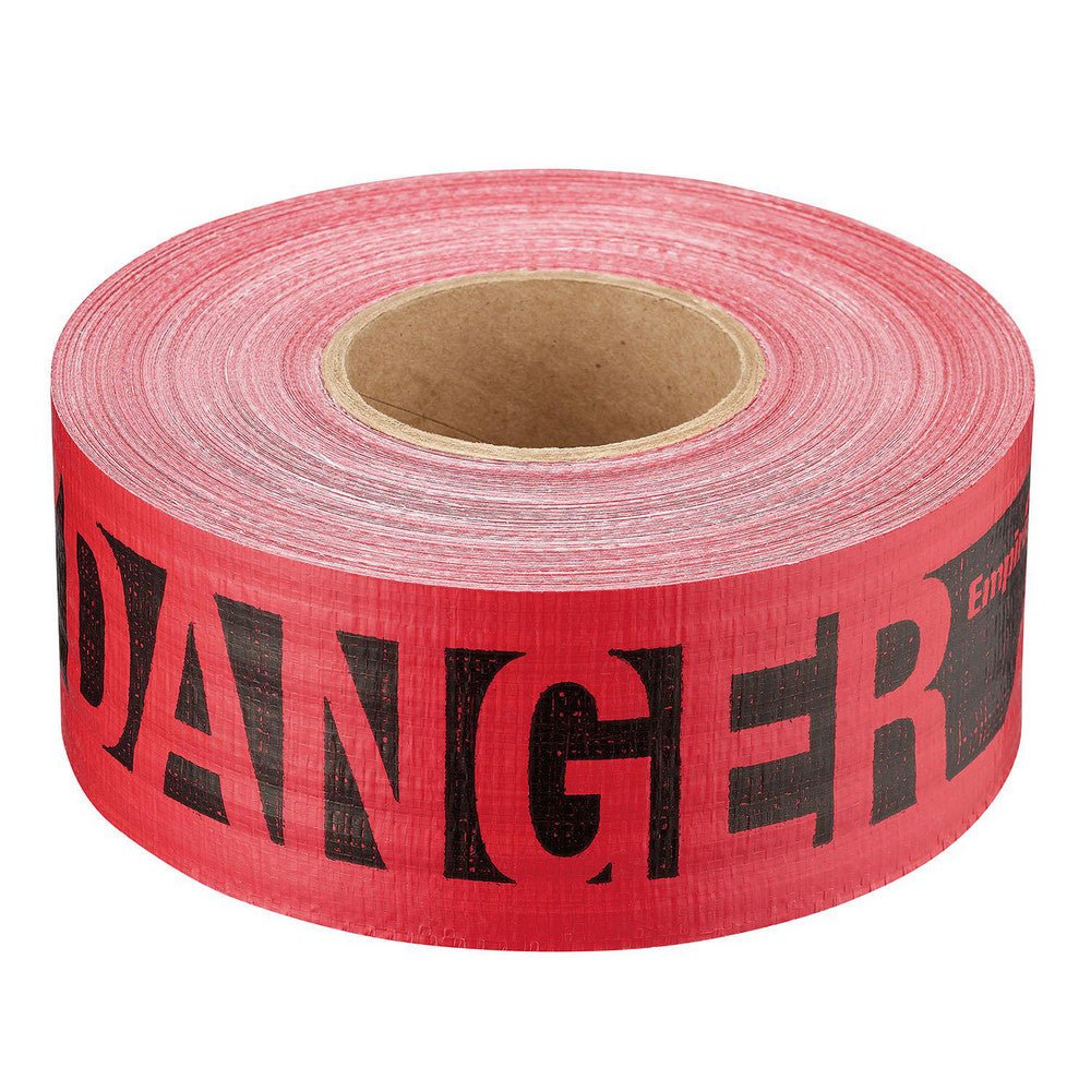 Empire Level 76 - 0604 Barricade & Flagging Tape; Tape Type: Tape; Marked; ANSI Warning ; Legend: Danger Peligro ; Material: Plastic ; Thickness (mil): 7 ; Overall Length: 500.00 ; Roll Length (Feet): 500 - Lighting Supply Guy