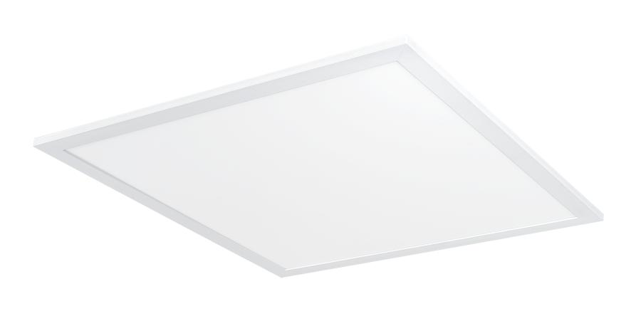 Rab EZPAN2X2-40Y/D10 40 watt LED 2' x 2' Edge-lit Panel Fixture, Recessed Ceiling Mount, Frosted lens, 3000K, 3994 lumens, 60,000hr life, 120-277 volt, Dimming, White Finish