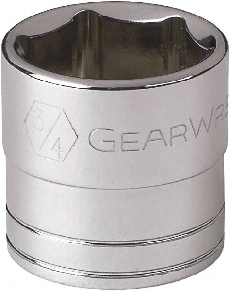 GEARWRENCH 80358 Hand Socket: 3/8" Drive, 3/4" Socket, 6 - Point - Lighting Supply Guy
