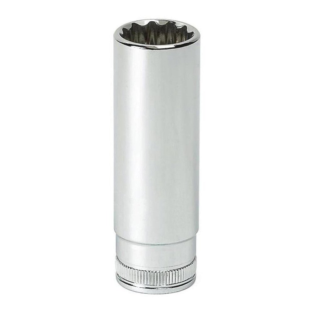 GEARWRENCH 80514 Deep Hand Socket: 3/8 Drive, 9/16" Socket, 12 Points, Tether Capable - Lighting Supply Guy