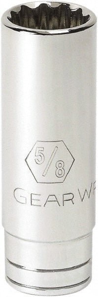 GEARWRENCH 80517 Deep Hand Socket: 3/8" Drive, 3/4" Socket, 12 - Point - Lighting Supply Guy