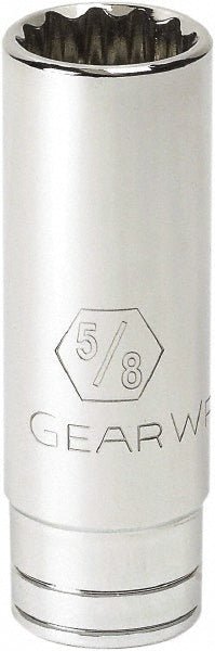 GEARWRENCH 80592 Deep Hand Socket: 3/8" Drive, 15/16" Socket, 6 - Point - Lighting Supply Guy