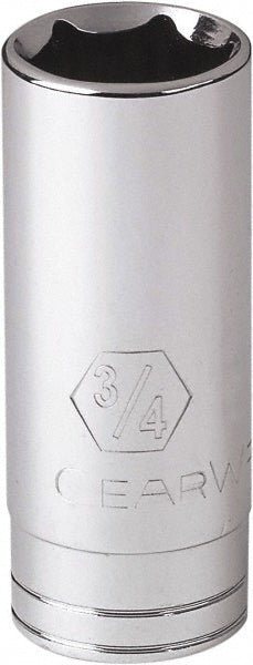 GEARWRENCH 80796 Deep Hand Socket: 1/2" Drive, 1 - 1/16" Socket, 12 - Point - Lighting Supply Guy