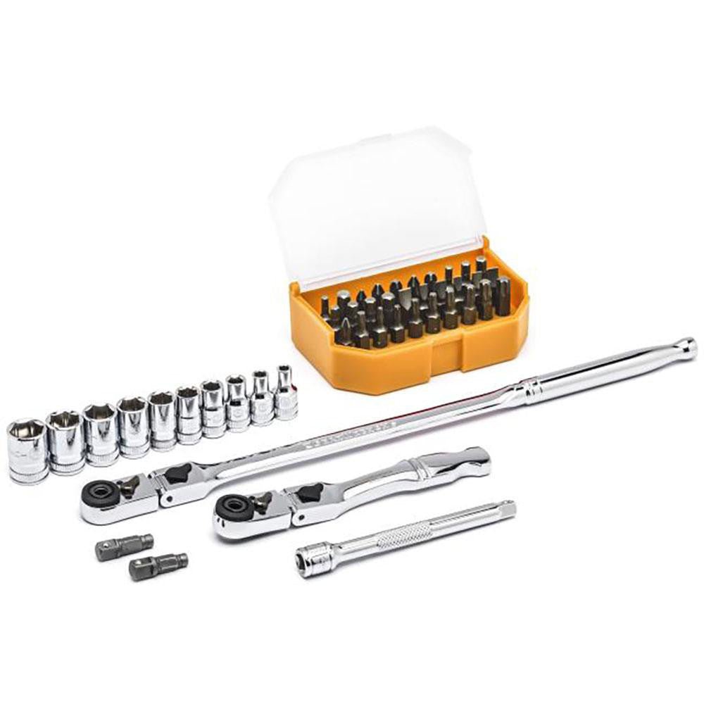 GEARWRENCH 81032 Ratchet: 1/4" Drive, Slim Line Head - Lighting Supply Guy