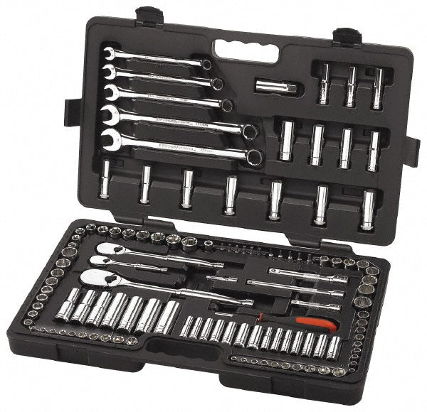 GEARWRENCH 83001D Deep Standard Socket Set: 118 Pc, 1/2";1/4";3/8" Drive, 3/16 to 13/16" Socket - Lighting Supply Guy