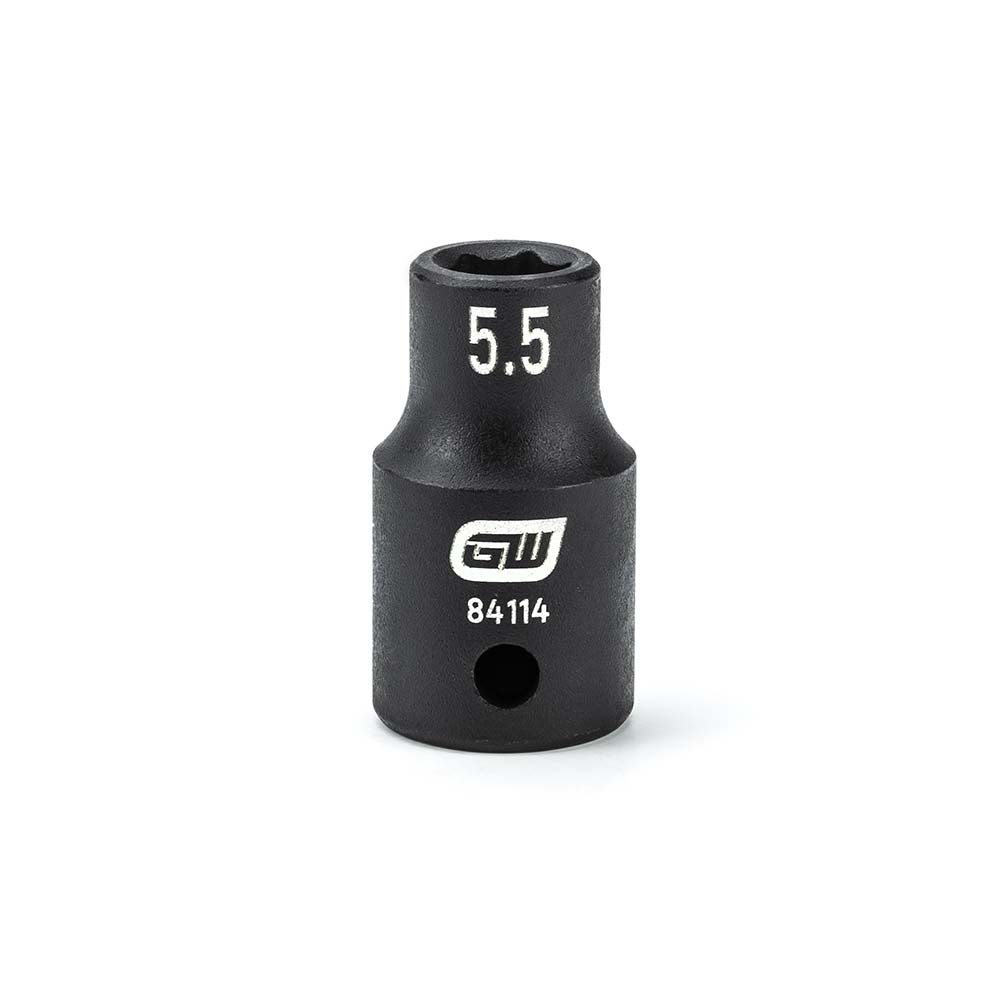 GEARWRENCH 84114 Impact Socket: 1/4" Drive, 5.5mm Socket, Hex Drive - Lighting Supply Guy