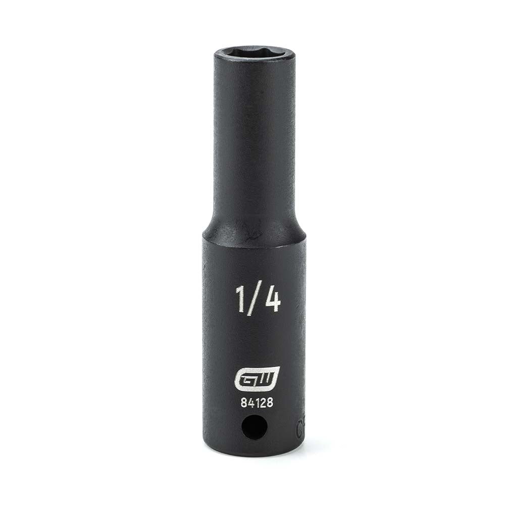 GEARWRENCH 84128 Impact Socket: 1/4" Drive, 1/4" Socket, Hex Drive - Lighting Supply Guy