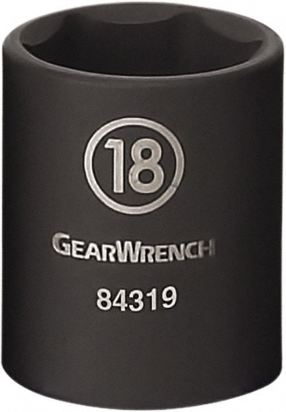 GEARWRENCH 84429N Impact Socket: 3/8" Drive, 7/8" Socket, Hex Drive - Lighting Supply Guy
