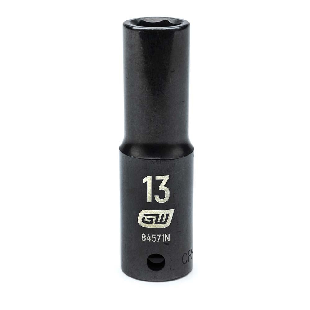 GEARWRENCH 84571N Impact Socket: 1/2" Drive, 13mm Socket, Hex Drive - Lighting Supply Guy