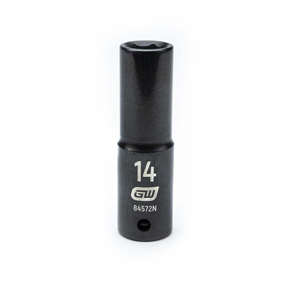 GEARWRENCH 84572N Impact Socket: 1/2" Drive, 14mm Socket, Hex Drive - Lighting Supply Guy