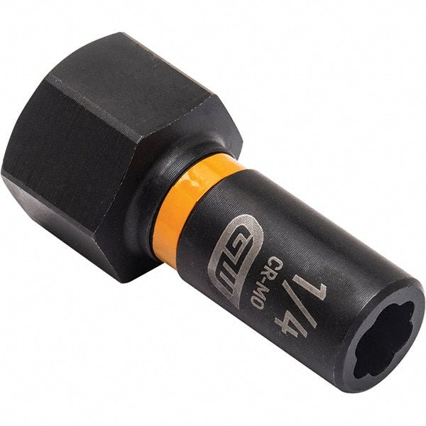 GEARWRENCH 84751 Bolt Extractor Socket: Size 1/4", 1/4" Drive for 1/4" Screw - Lighting Supply Guy