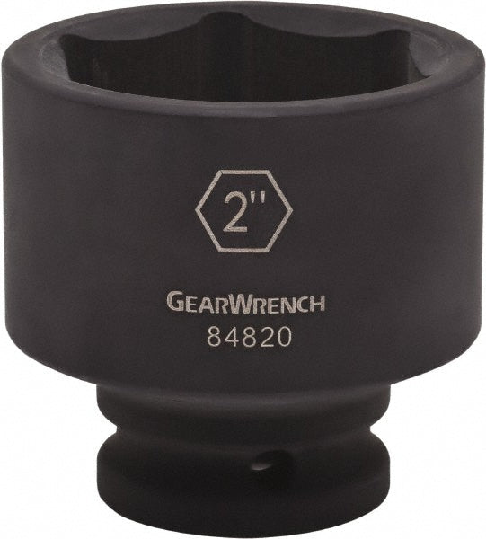 GEARWRENCH 84820 Impact Socket: 3/4" Drive, 2" Socket, Hex Drive - Lighting Supply Guy
