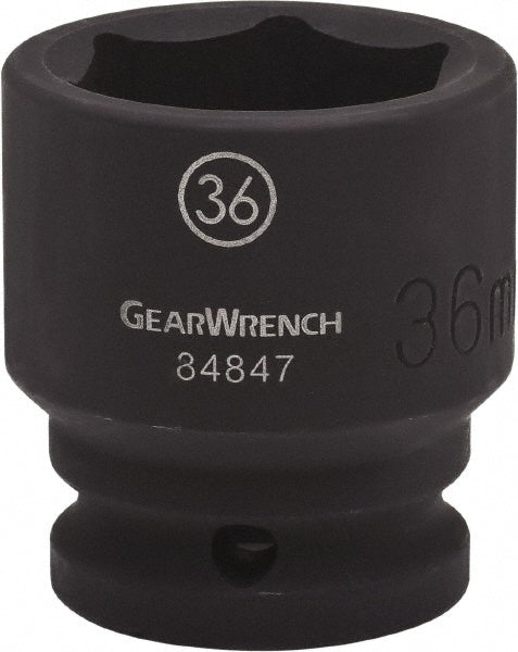 GEARWRENCH 84857 Impact Socket: 3/4" Drive, 46mm Socket, Hex Drive - Lighting Supply Guy