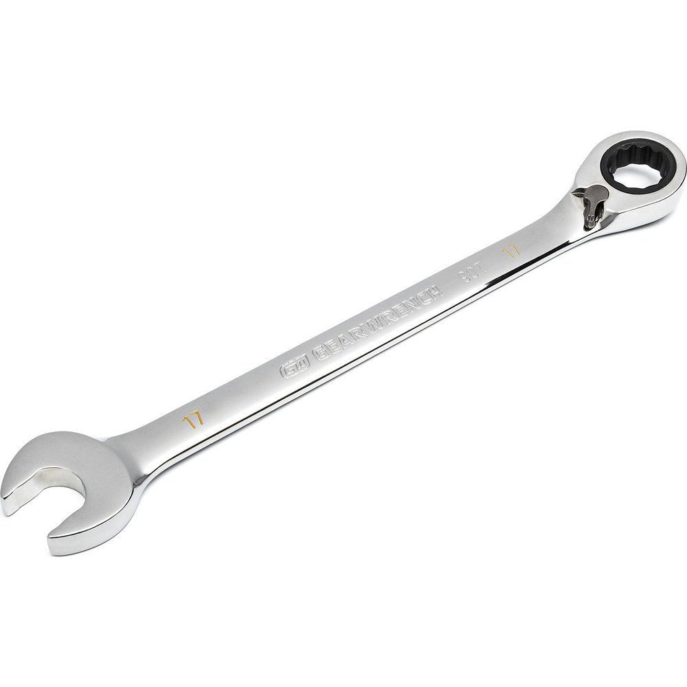 GEARWRENCH 86617 Combination Wrench: 17.00 mm Head Size, 15 deg Offset - Lighting Supply Guy