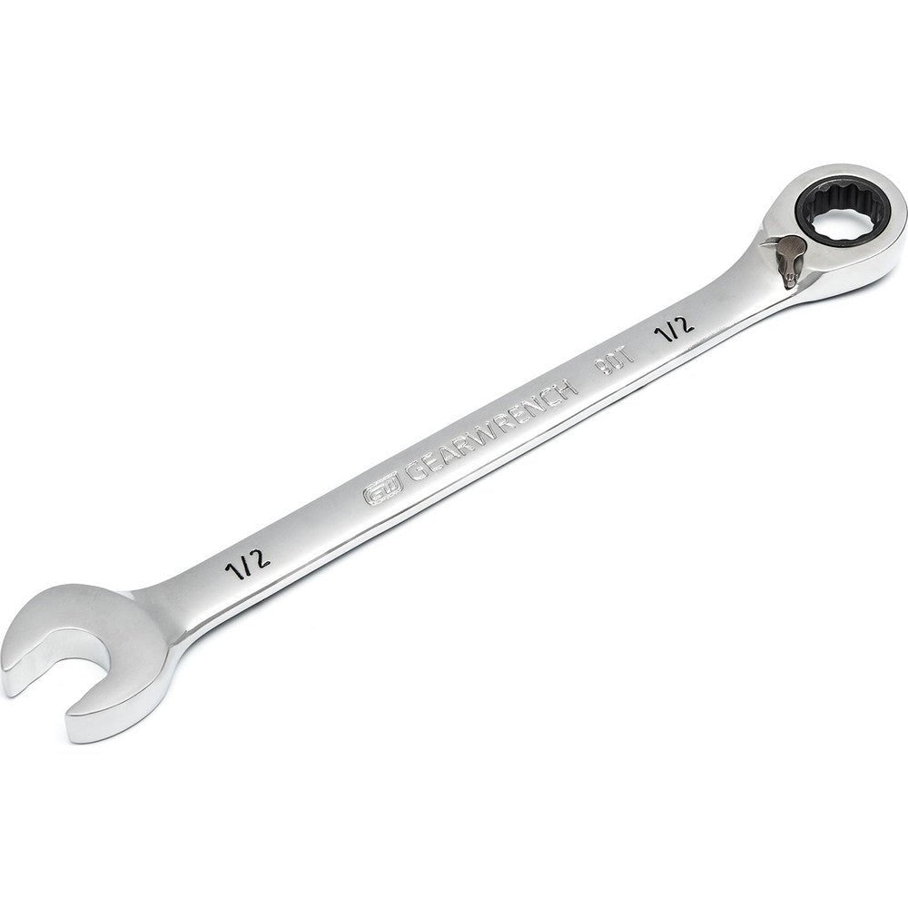 GEARWRENCH 86645 Combination Wrench: 1/2" Head Size, 15 deg Offset - Lighting Supply Guy