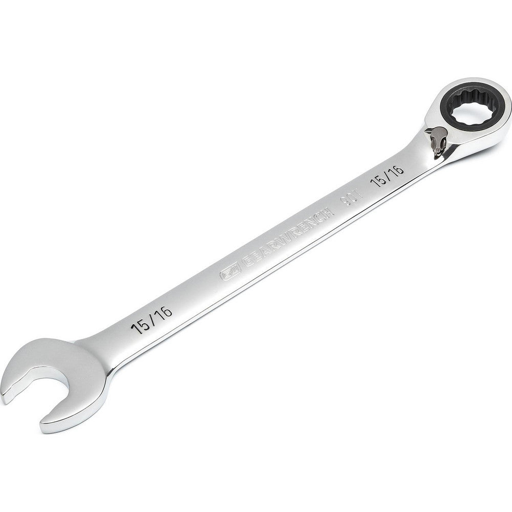 GEARWRENCH 86652 Combination Wrench: 15/16" Head Size, 15 deg Offset - Lighting Supply Guy