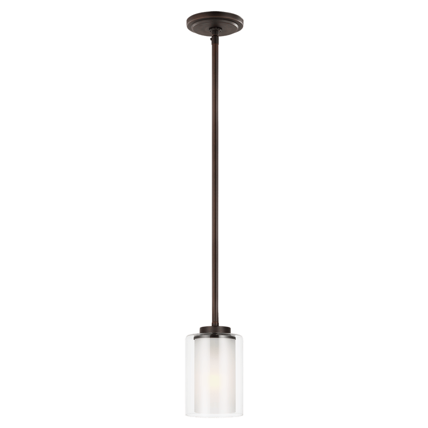 Generations Lighting 6137301EN3 - 710 ELmwood Park One Light Mini Pendant - Lighting Supply Guy