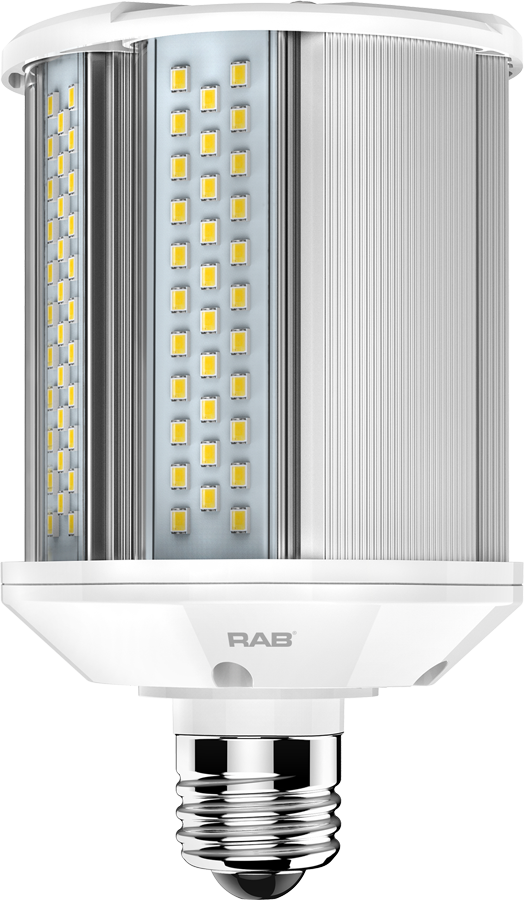 Rab HID-20-H-E26-840-BYP-WP 20 watt LED HID Replacement Lamp, Medium (E26) Base, 4000K, 80CRI, 3100 Lumens, 50,000 Hours, 120-277V Input, Non-dimmable, Ballast Bypass. *Discontinued*