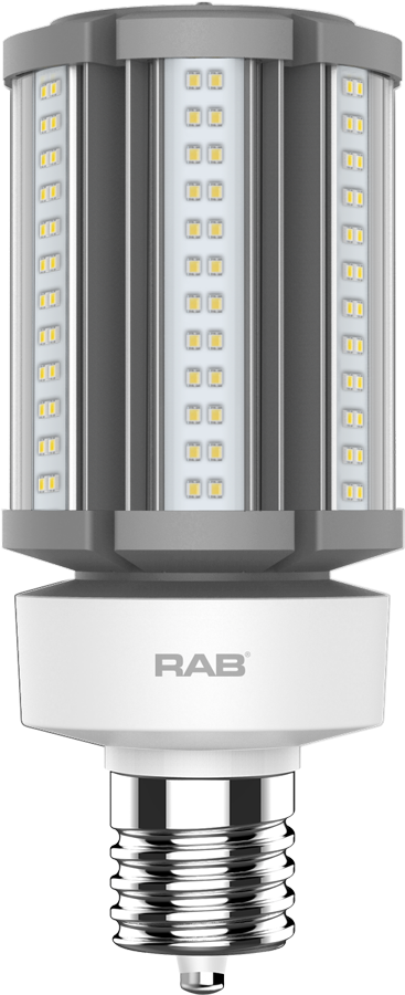 Rab HID-36-EX39-840-BYP-PT 36 watt LED Cluster Lamp to replace 150W HID, 3-3/8" Dia. x 8-3/8" Tall, Extended Mogul (EX39) Base, 4000K, 5400 lumens, 50,000hr life, 120-277 Volt, Non-Dimmable, Ballast Bypass. *Discontinued*