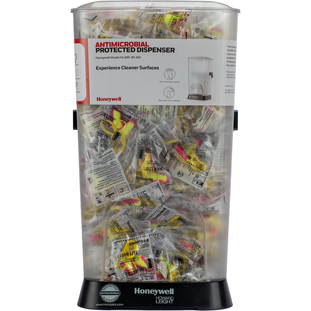 Honeywell HL400 - LL - 30 - AM Earplug Dispensers & Refills; Type: Corded Earplugs ; Dispenser Material: Plastic ; Plug Material: Polyurethane Foam ; Earplugs Included: Earplugs Included ; Plug Shape: Contoured T - Shape ; Noise Reduction Rating (dB): 32.00 - Lighting Supply Guy
