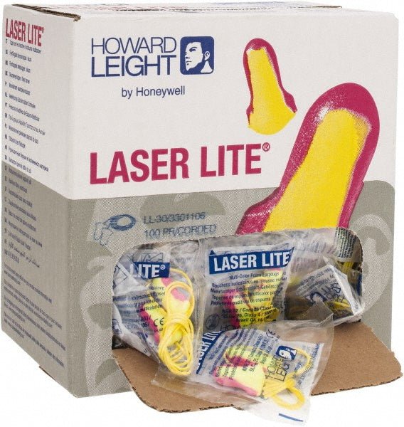 Howard Leight LL - 30 Earplugs: Non - PVC Foam, T - Shape, Roll Down, Corded - Lighting Supply Guy