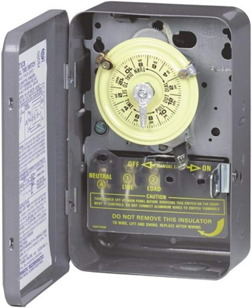 Intermatic T102 Timeclock, SPST, 208 - 277V - Lighting Supply Guy