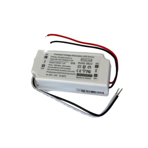 JQ - TRANSMINI - 18W - 12V Mini Transformer Economic Series Low Voltage - Lighting Supply Guy