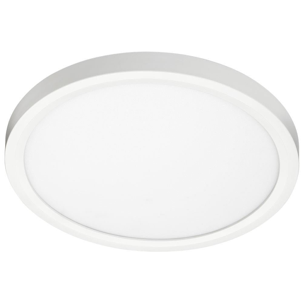 Juno JSF 13IN 18LM SWW5 90CRI MVOLT ZT WH 20 watt LED 13" Round Surface Mount Light Fixture, Color Selectable, 1800 lumens, 50,000hr life, 120-277 Volt, Dimming, White Finish