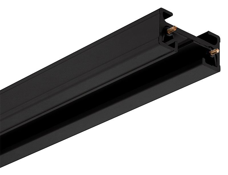 Juno T 8FT BL 8' 1-Circuit Track Lighting Rail, 120 Volt, Black Finish