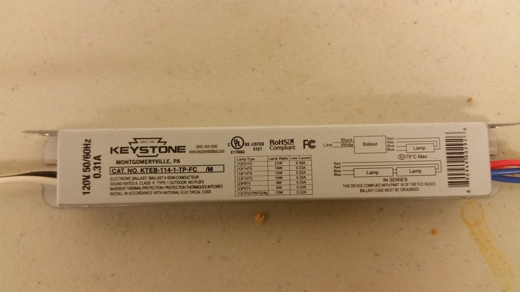 Keystone KTEB - 114 - 1 - TP - FC - MB Ballast - Lighting Supply Guy