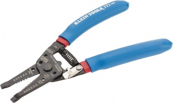 Klein Tools 11057 Wire Stripper: 30 AWG Solid & 32 AWG Stranded, 20 AWG Solid & 22 AWG Stranded Max Capacity - Lighting Supply Guy