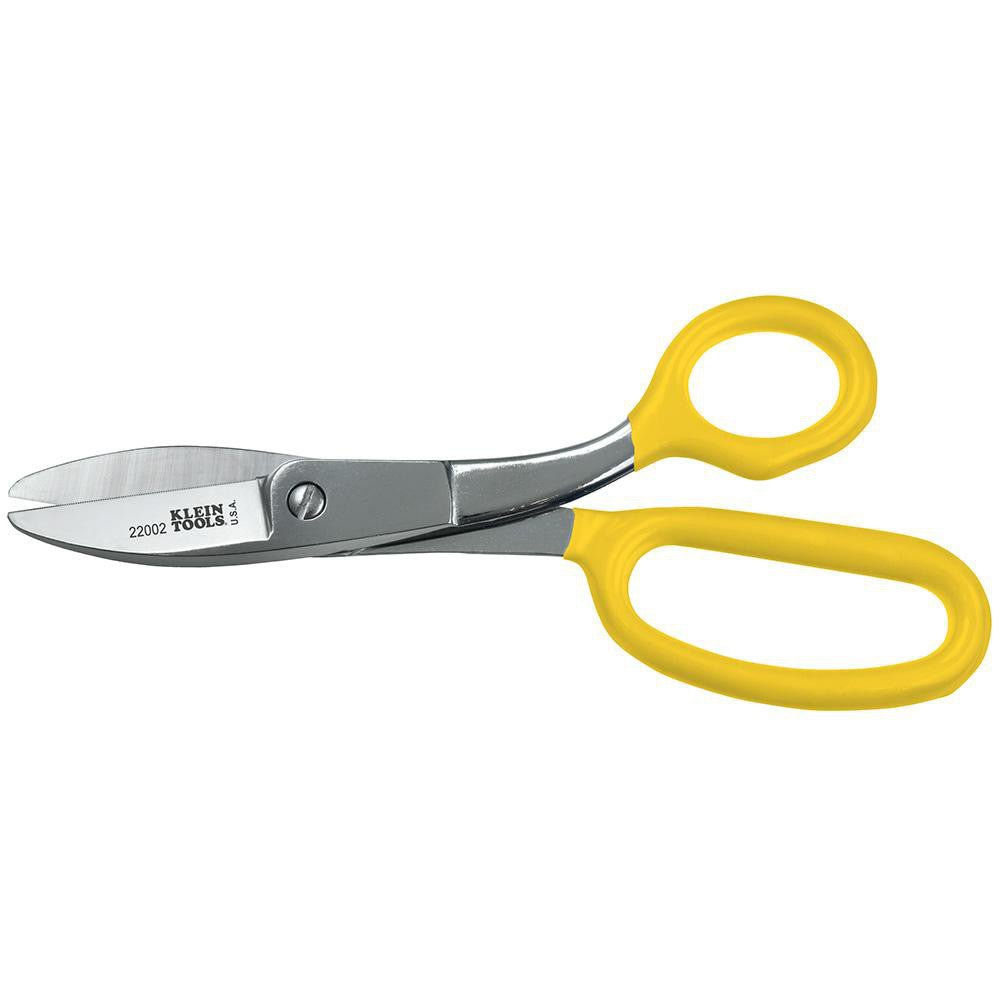 Klein Tools 22002 Shears: 8 - 1/2" OAL, 2" LOC, Forged Steel Blades - Lighting Supply Guy