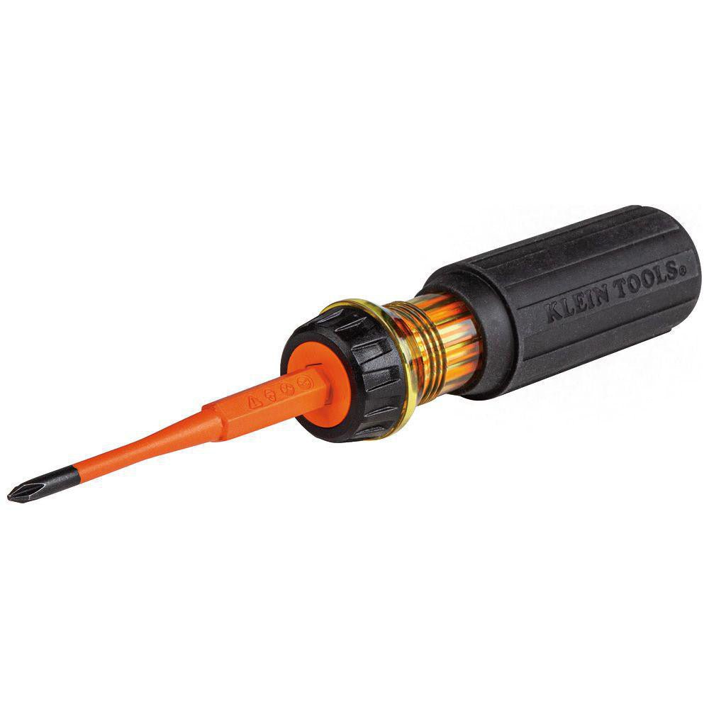 Klein Tools 32286 Insulated Flip - Blade Bit Screwdriver - Lighting Supply Guy