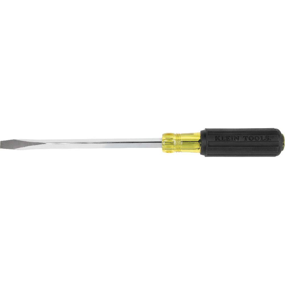 Klein Tools 600 - 8 Slotted Screwdriver: 3/8" Width, 13 - 7/16" OAL, 8" Blade Length - Lighting Supply Guy