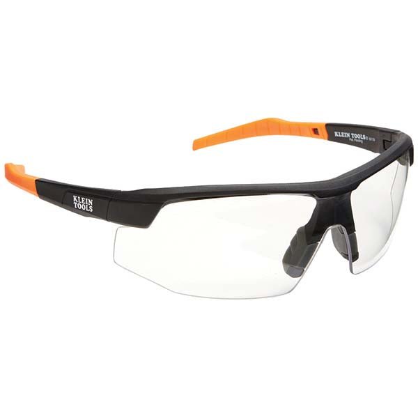 Klein Tools 60159 Safety Glass: Anti - Fog & Scratch - Resistant, Polycarbonate, Clear Lenses, Full - Framed, UV Protection - Lighting Supply Guy