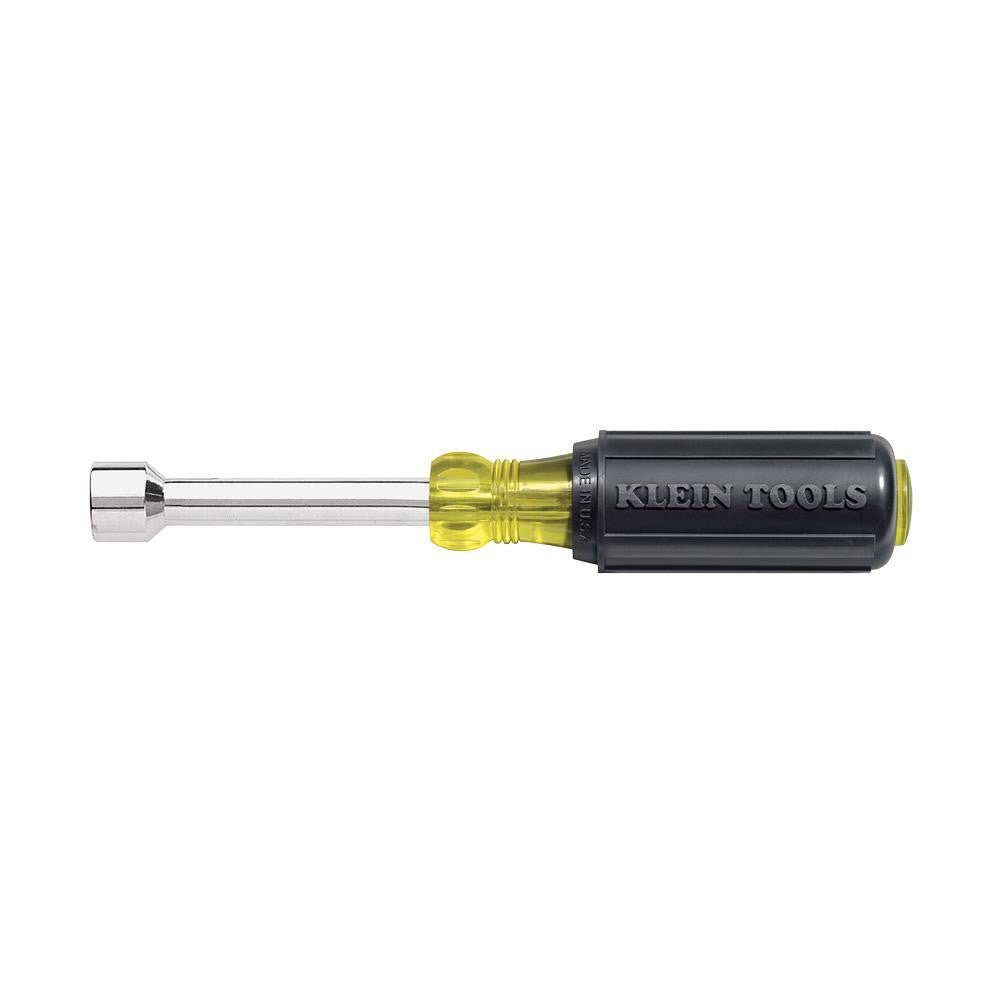 Klein Tools 630 - 3/8 Nut Driver: 3/8" Drive, Hollow Shaft, Cushion Grip Handle, 6 - 3/4" OAL - Lighting Supply Guy