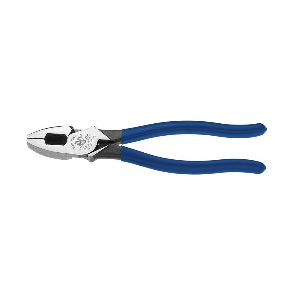 Klein Tools D213 - 9NETP 9 - 3/8" OAL, 1 - 19/32" Jaw Length x 1 - 1/4" Jaw Width, Side Cutting Pliers - Lighting Supply Guy