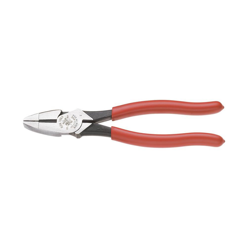 Klein Tools HD213 - 9NE 9 - 1/2" OAL, 1 - 19/32" Jaw Length x 1 - 1/4" Jaw Width, Side Cutting Pliers - Lighting Supply Guy
