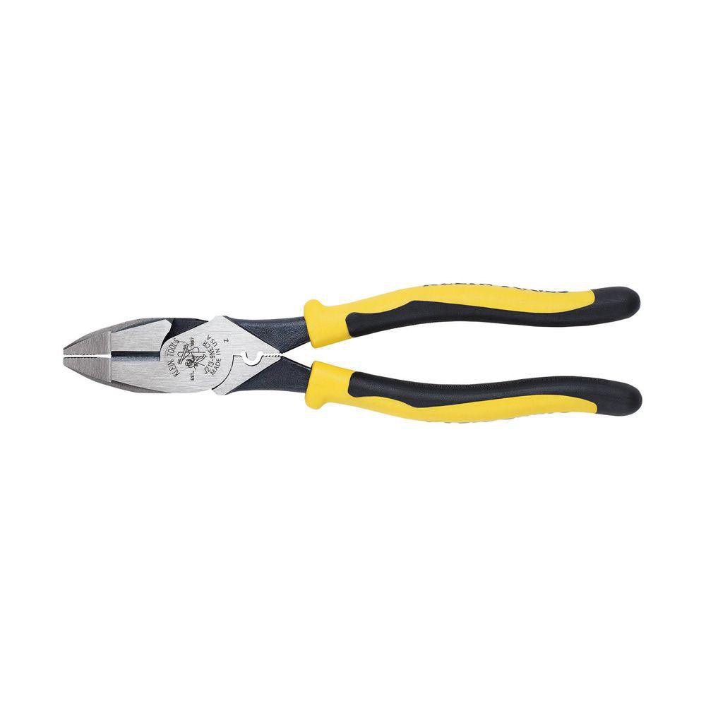 Klein Tools J213 - 9NECR 9 - 1/2" OAL, 1 - 19/32" Jaw Length x 1 - 1/4" Jaw Width, Side Cutting Pliers - Lighting Supply Guy