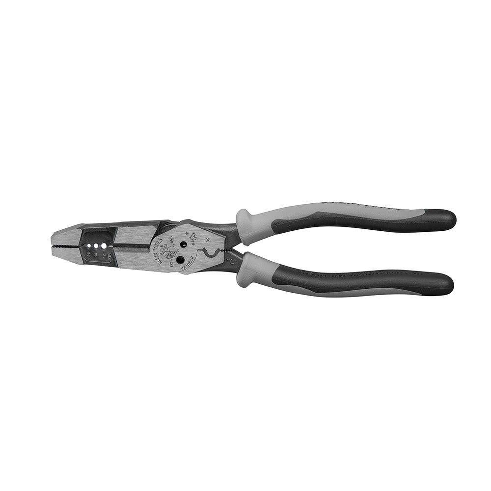 Klein Tools J215 - 8CR Wire Stripper Cable Cutter: 1.5" Capacity, Rubber Handle, 8" OAL - Lighting Supply Guy