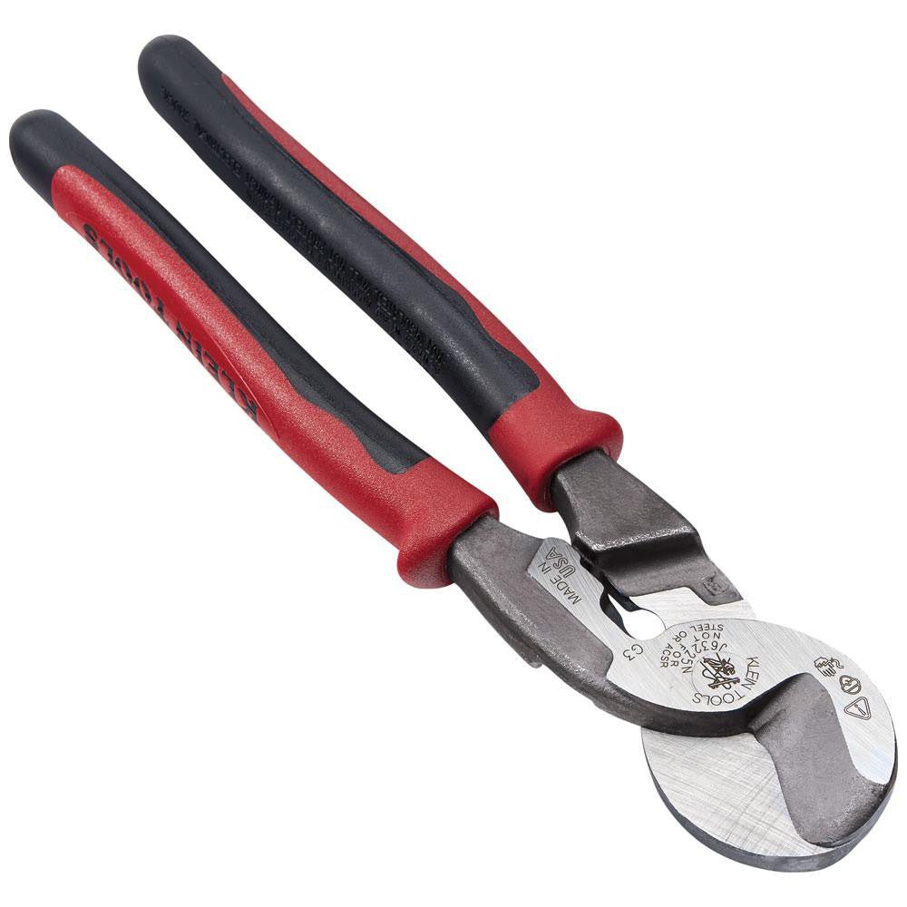 Klein Tools J63225N Cutting Pliers; Cutter Type: Cable Cutter ; Insulated: No ; Application: Wire Cutting ; Jaw Length (Decimal Inch): 2.0000 ; Capacity (AWG): 24 ; Overall Length (Inch): 9 - 3/8 - Lighting Supply Guy