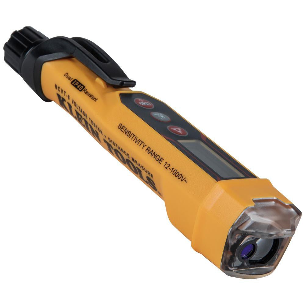 Klein Tools NCVT - 6 Circuit Continuity & Voltage Testers; Tester Type: Non - Contact Voltage Tester ; Minimum Voltage: 12 VAC ; Maximum Voltage: 12V DC ; Display Type: LED ; Audible Alert: Yes ; Batteries Included: Yes - Lighting Supply Guy
