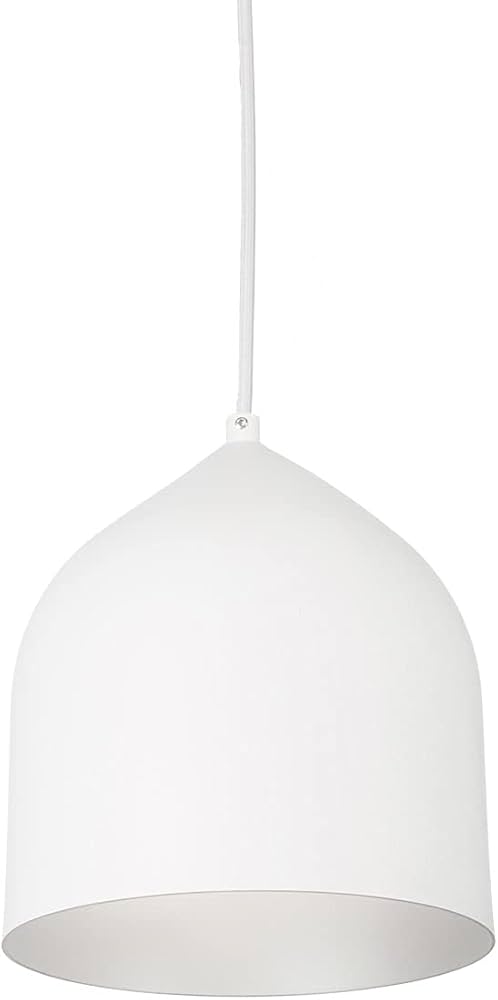 Kuzco PD9108 - WH/SV 12 watt LED Helena Series Pendant Light Fixture - Lighting Supply Guy