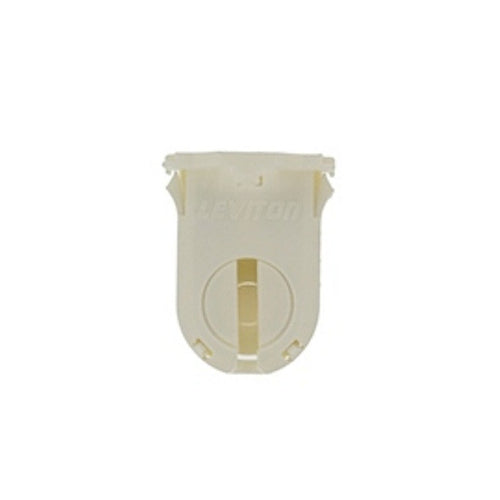 Leviton 170-23661-SWP Fluorescent lampholder, T8/T12 (G13 base) shunted, medium bi-pin, turn type with lamp lock, medium height, (23MM) lamp center. 660W-600V. UL and CSA, snap-in with post mounted, bottom load. COF white, Country of origin: Mexico