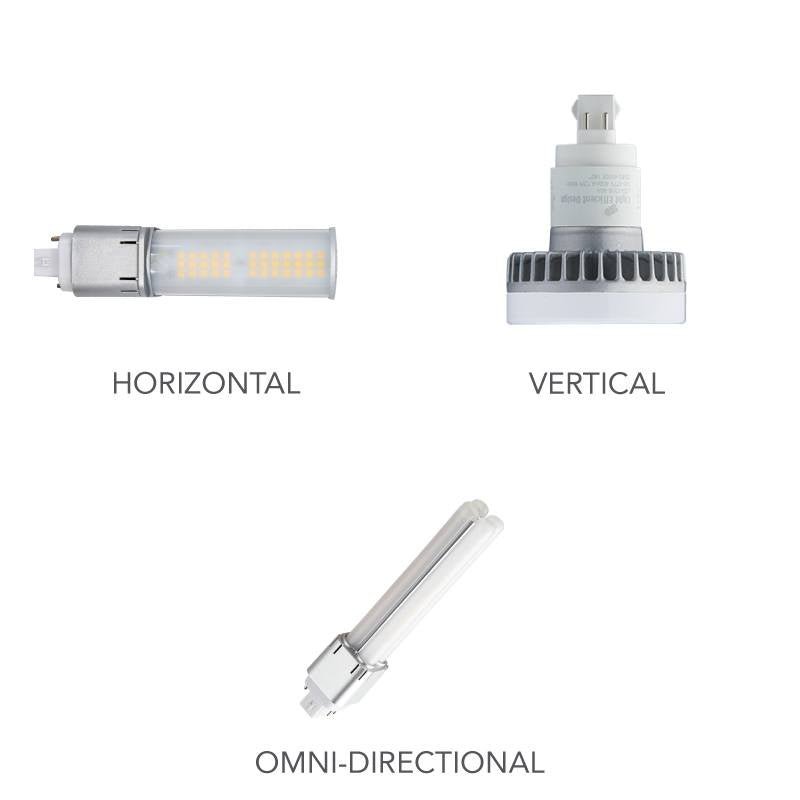 Light Efficient Design LED - 7318 - 35A 12w LED Vertical 4 - pin bulb - Lighting Supply Guy