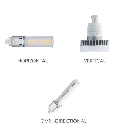 Light Efficient Design LED - 7324 - 27K - G3 11 watt PL LED Horizontal Plug - and - Play Lamp - Lighting Supply Guy