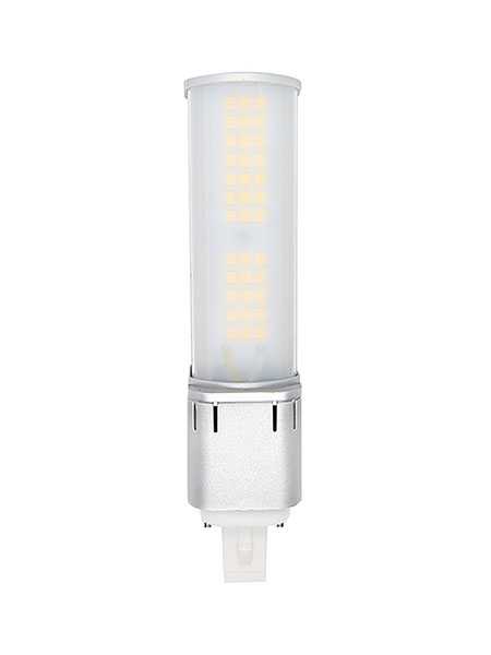 Light Efficient Design LED-7311-27K-G3 7W LED Double Tube CFL Replacement Lamp, 2-Pin (G23-2) Base, 2700K, 840 lumens, 120-277 volt, 50,000hr life, Ballast Bypass OR Ballast Compatible