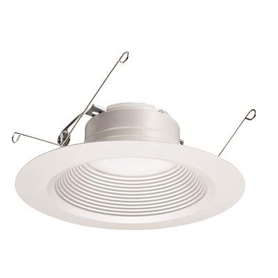 Lithonia 65BEMW - LED - 30K - 90CRI - L - SKTWHIP - M6 11.9 Watt LED 5/6" Recessed Downlight Retrofit, Trim Baffle Style, 3000K - Lighting Supply Guy